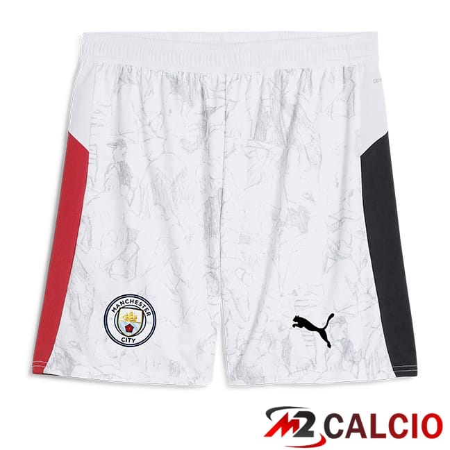 Maglie Calcio Personalizzate,Tute Calcio Squadre,Maglia Nazionale Italiana Calcio | Pantaloncini Calcio Manchester City Club World Cup Prima Bianco 2025/2026