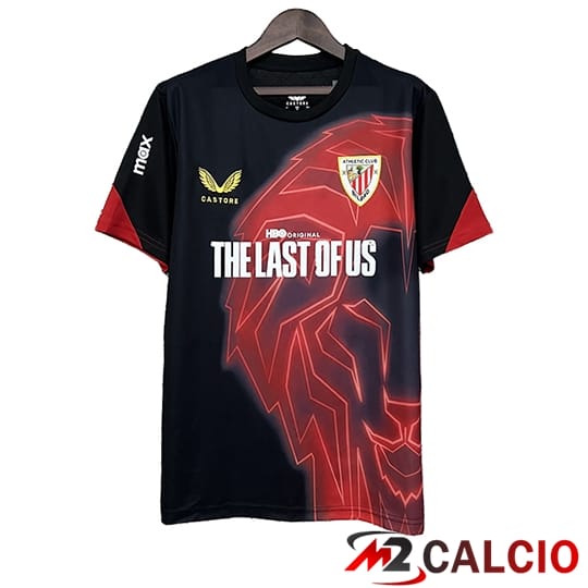 Maglie Calcio Personalizzate,Tute Calcio Squadre,Maglia Nazionale Italiana Calcio | Maglie Calcio Athletic Bilbao Edizione Speciale Rosso/Nero 2025/2026