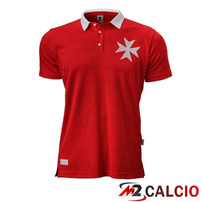 Maglie Calcio Personalizzate,Tute Calcio Squadre,Maglia Nazionale Italiana Calcio | Maglie Calcio Malta Edizione 125° anniversario Rosso