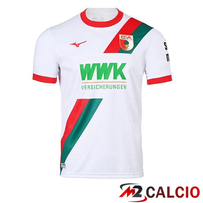 Maglie Calcio Personalizzate,Tute Calcio Squadre,Maglia Nazionale Italiana Calcio | Maglie Calcio FC Augsburg Prima Bianco 2025/2026