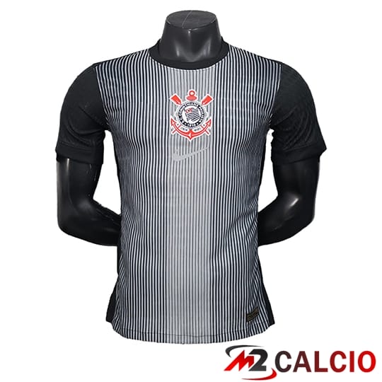 Maglie Calcio Personalizzate,Tute Calcio Squadre,Maglia Nazionale Italiana Calcio | Maglie Calcio Corinthians Edizione Speciale Grigio 2025/2026