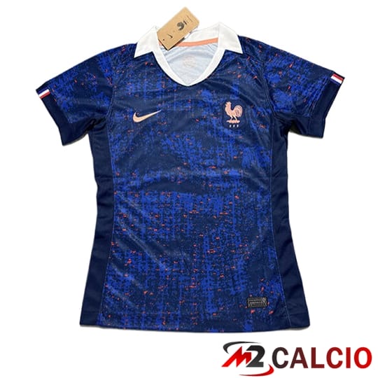 Maglie Calcio Personalizzate,Tute Calcio Squadre,Maglia Nazionale Italiana Calcio | Maglie Calcio Francia Donna Prima 2025/2026