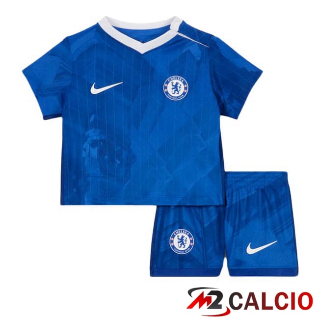 Maglie Calcio Personalizzate,Tute Calcio Squadre,Maglia Nazionale Italiana Calcio | Maglie Calcio FC Chelsea Bambino Prima Blu 2025/2026