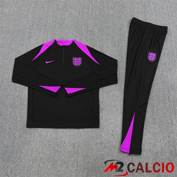 Insieme Tuta Calcio Inghilterra Nero 2025/2026