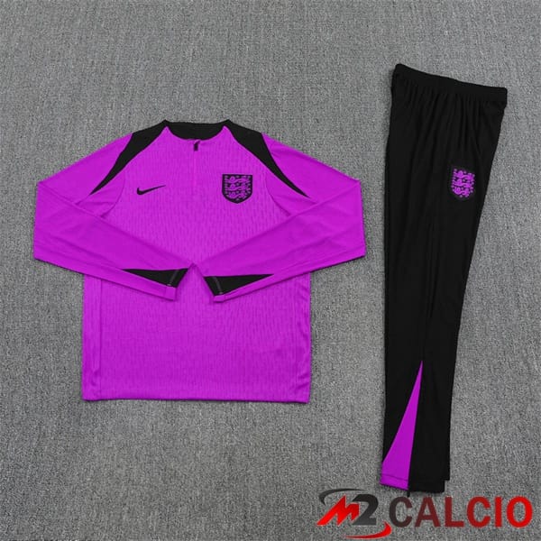Insieme Tuta Calcio Inghilterra Viola 2025/2026