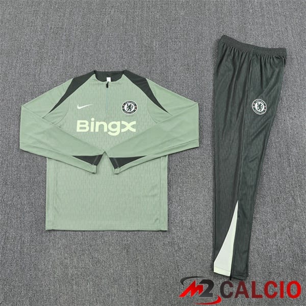 Insieme Tuta Calcio FC Chelsea Verde 2025/2026