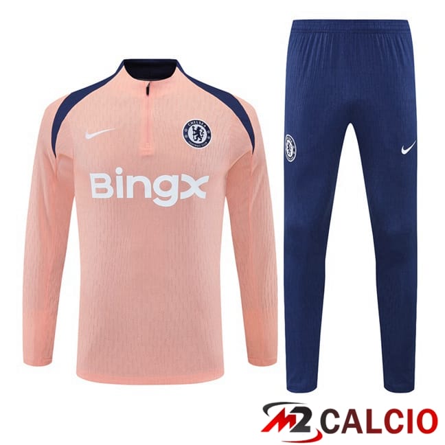 Maglie Calcio Personalizzate,Tute Calcio Squadre,Maglia Nazionale Italiana Calcio | Insieme Tuta Calcio FC Chelsea Rosa 2025/2026
