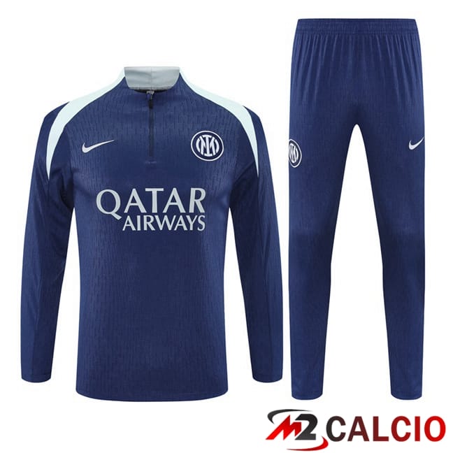 Maglie Calcio Personalizzate,Tute Calcio Squadre,Maglia Nazionale Italiana Calcio | Insieme Tuta Calcio Inter Milan Blu Reale 2025/2026