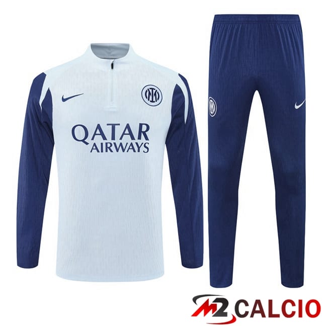 Maglie Calcio Personalizzate,Tute Calcio Squadre,Maglia Nazionale Italiana Calcio | Insieme Tuta Calcio Inter Milan Grigio 2025/2026