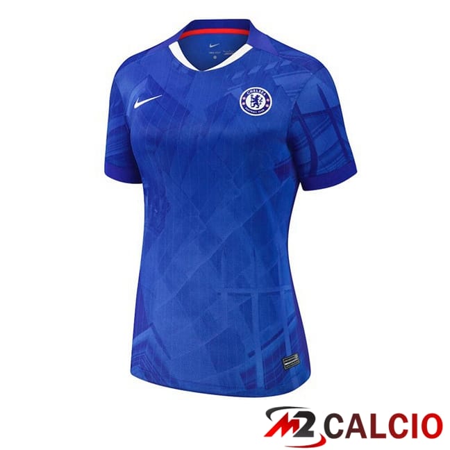 Maglie Calcio Personalizzate,Tute Calcio Squadre,Maglia Nazionale Italiana Calcio | Maglie Calcio FC Chelsea Donna Prima Blu 2025/2026