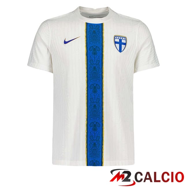 Maglie Calcio Personalizzate,Tute Calcio Squadre,Maglia Nazionale Italiana Calcio | Maglie Calcio Finlandia Prima Bianco 2025/2026