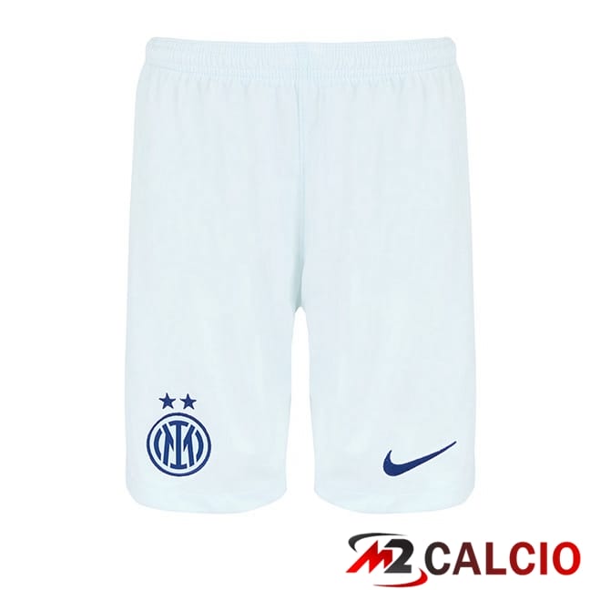 Maglie Calcio Personalizzate,Tute Calcio Squadre,Maglia Nazionale Italiana Calcio | Pantaloncini Calcio Inter Milan Seconda Bianco Blu 2025/2026
