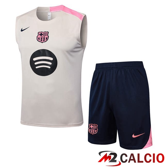 Maglie Calcio Personalizzate,Tute Calcio Squadre,Maglia Nazionale Italiana Calcio | Canotta Allenamento FC Barcellona + Pantaloncini Giallo 2025/2026