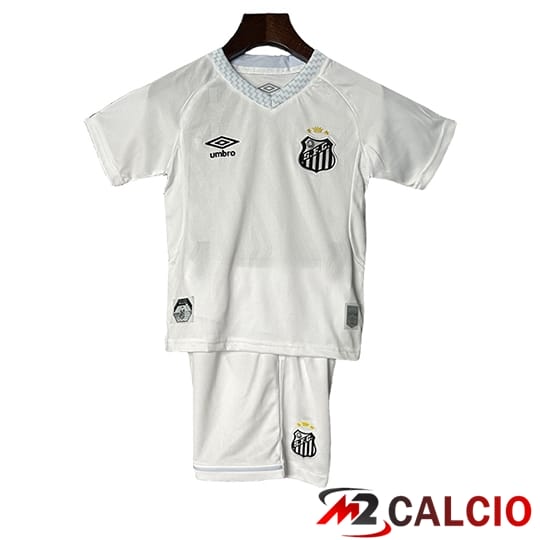 Maglie Calcio Personalizzate,Tute Calcio Squadre,Maglia Nazionale Italiana Calcio | Maglie Calcio Santos FC Bambino Prima 2025/2026