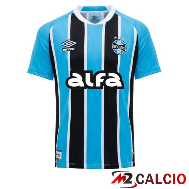 Maglie Calcio Personalizzate,Tute Calcio Squadre,Maglia Nazionale Italiana Calcio | Maglie Calcio Gremio Prima Nero Blu 2025/2026