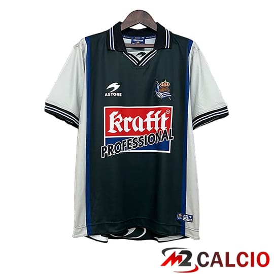 Maglie Calcio Personalizzate,Tute Calcio Squadre,Maglia Nazionale Italiana Calcio | Maglie Calcio Real Sociedad Retro Seconda 1999/2002