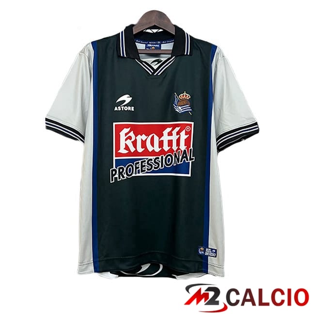 Maglie Calcio Personalizzate,Tute Calcio Squadre,Maglia Nazionale Italiana Calcio | Maglie Calcio Real Sociedad Retro Seconda Blu Reale 2000-2002