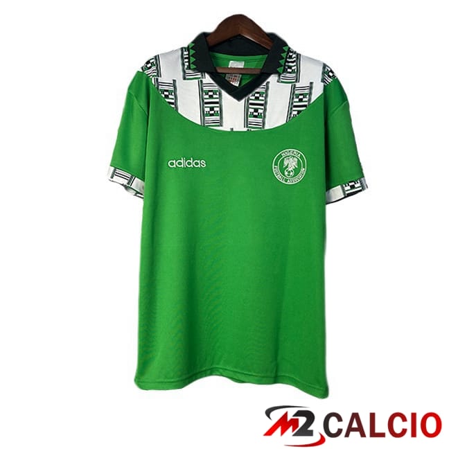 Maglie Calcio Personalizzate,Tute Calcio Squadre,Maglia Nazionale Italiana Calcio | Maglie Calcio Nigeria Retro Prima Verde 1994