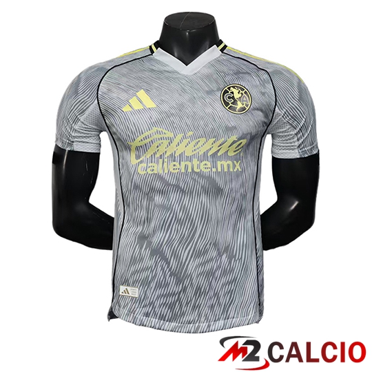 Maglie Calcio Personalizzate,Tute Calcio Squadre,Maglia Nazionale Italiana Calcio | Maglie Calcio Club America Edizione Speciale Grigio 2025 2026