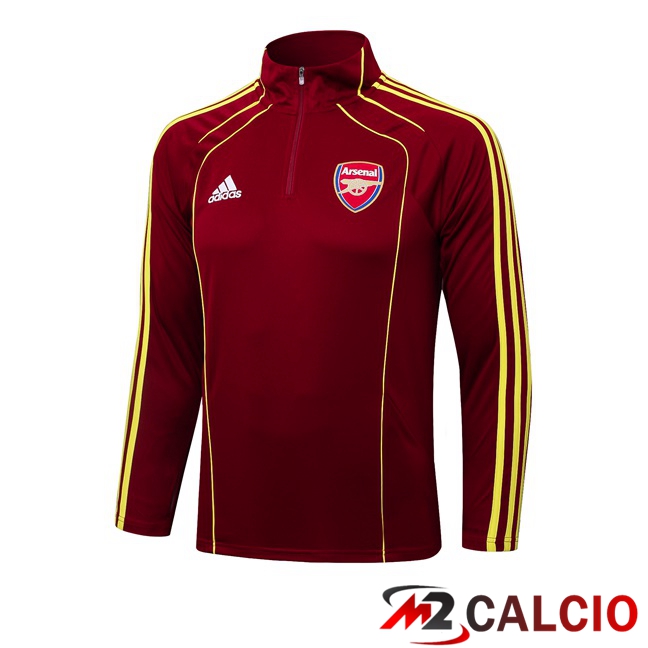 Maglie Calcio Personalizzate,Tute Calcio Squadre,Maglia Nazionale Italiana Calcio | Felpa Allenamento Arsenal Rosso 2025/2026