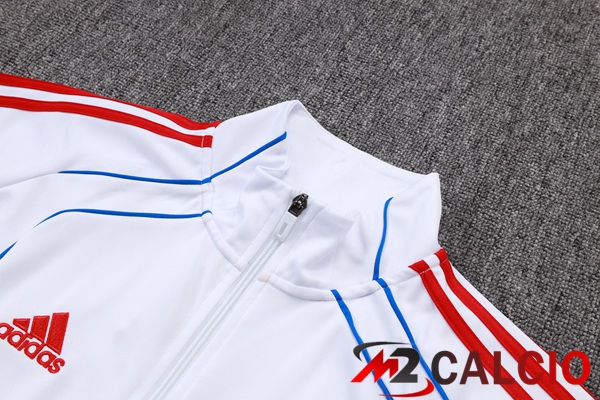 Insieme Tuta Calcio - Giacca Bayern Monaco Bianco 2025/2026