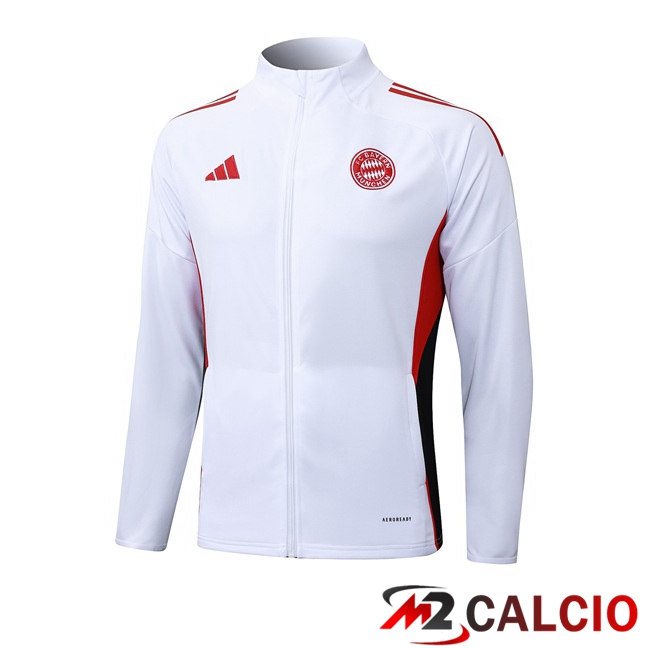 Maglie Calcio Personalizzate,Tute Calcio Squadre,Maglia Nazionale Italiana Calcio | Giacca Calcio Bayern Monaco Bianco 2025/2026