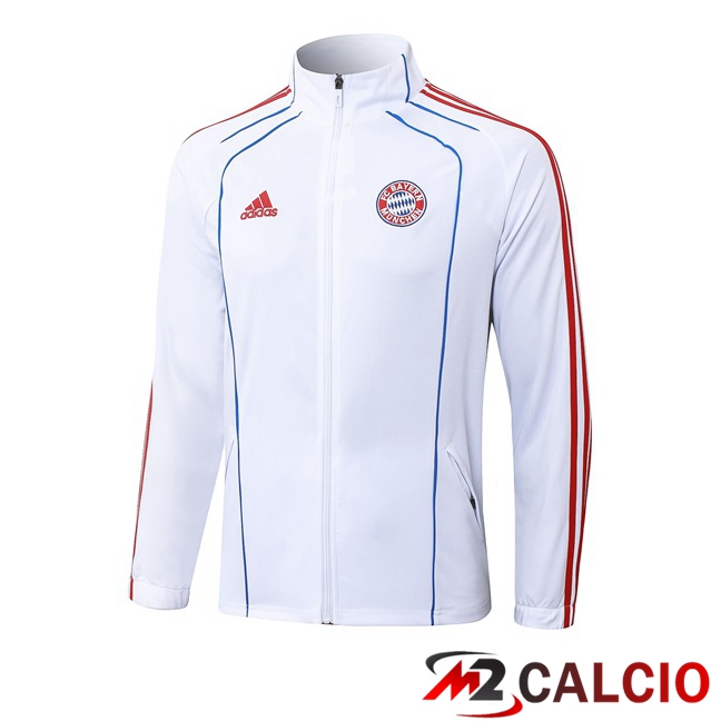Maglie Calcio Personalizzate,Tute Calcio Squadre,Maglia Nazionale Italiana Calcio | Giacca Calcio Bayern Monaco Bianco 2025/2026