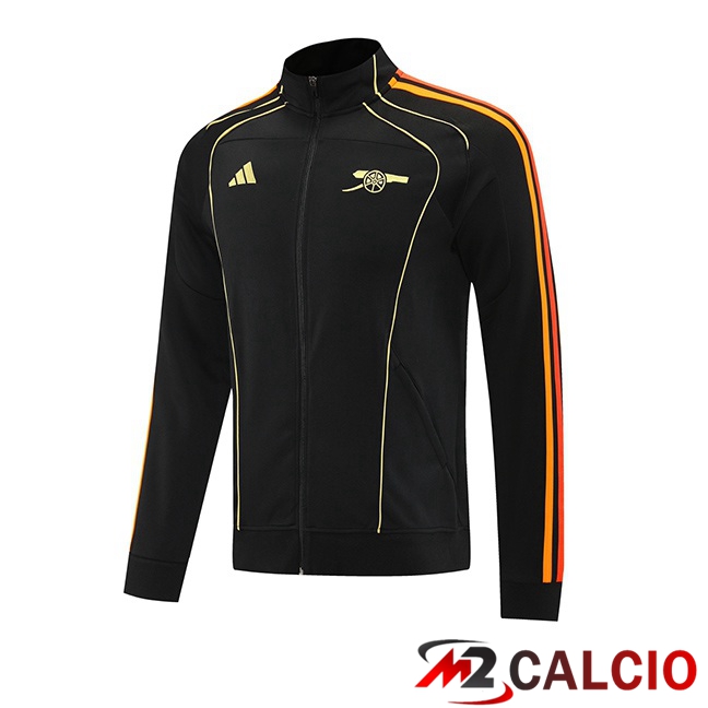 Maglie Calcio Personalizzate,Tute Calcio Squadre,Maglia Nazionale Italiana Calcio | Giacca Calcio Arsenal Nero 2025/2026