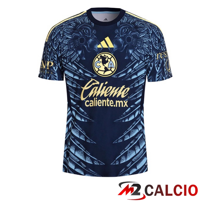 Maglie Calcio Personalizzate,Tute Calcio Squadre,Maglia Nazionale Italiana Calcio | Maglie Calcio Club America Seconda Blu 2025/2026