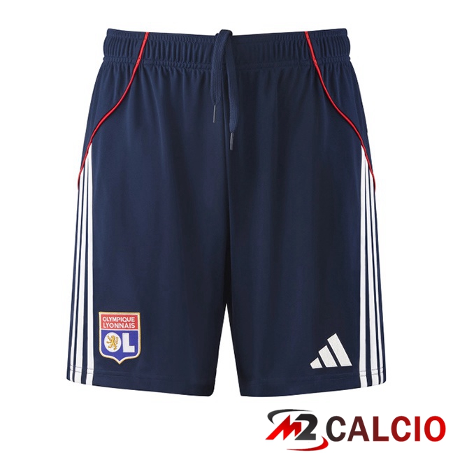 Maglie Calcio Personalizzate,Tute Calcio Squadre,Maglia Nazionale Italiana Calcio | Pantaloncini Calcio Lione OL Seconda Blu Reale 2025/2026