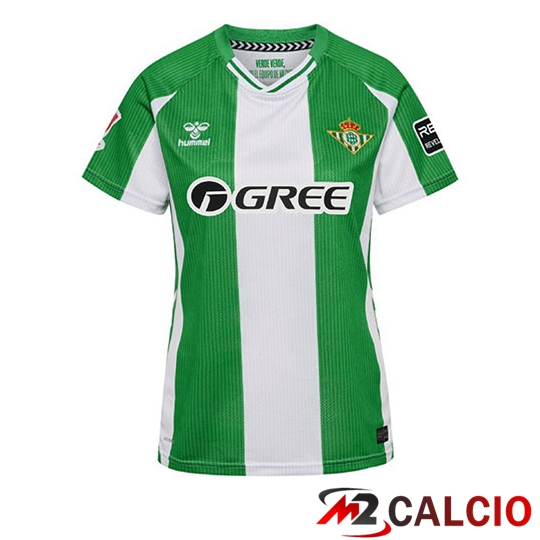 Maglie Calcio Personalizzate,Tute Calcio Squadre,Maglia Nazionale Italiana Calcio | Maglie Calcio Real Betis Donna Prima 2025 2026