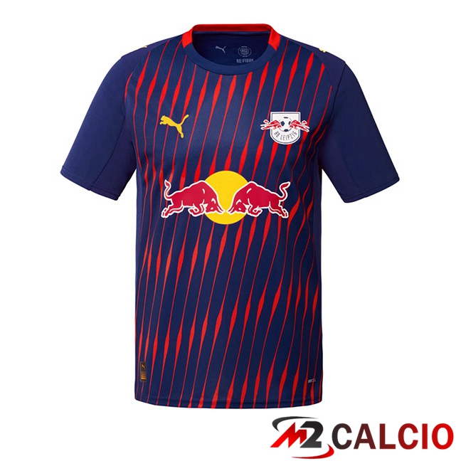 Maglie Calcio Personalizzate,Tute Calcio Squadre,Maglia Nazionale Italiana Calcio | Maglie Calcio RB Leipzig Seconda Rosso Blu Reale 2025/2026