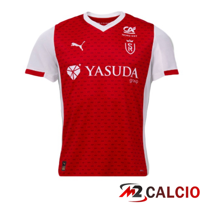 Maglie Calcio Personalizzate,Tute Calcio Squadre,Maglia Nazionale Italiana Calcio | Maglie Calcio Stade De Reims Prima Rosso 2025/2026