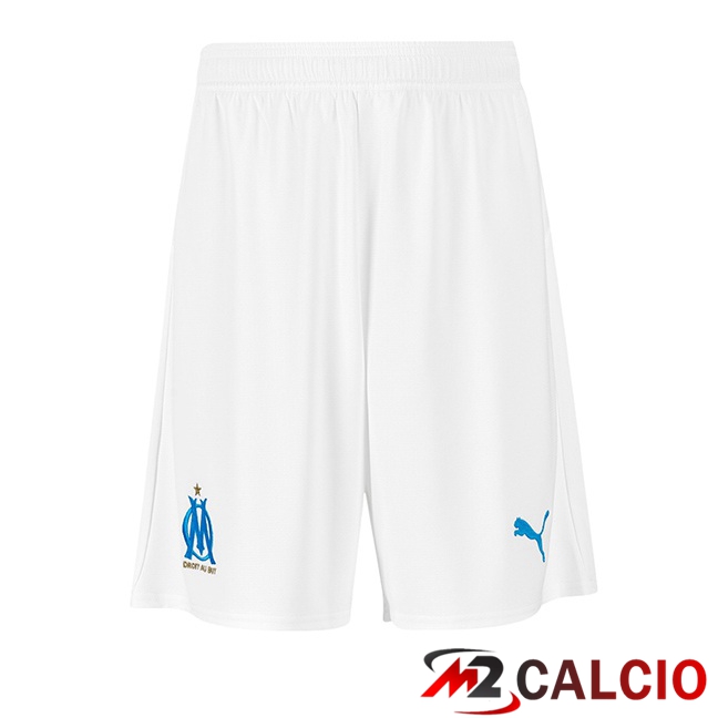Maglie Calcio Personalizzate,Tute Calcio Squadre,Maglia Nazionale Italiana Calcio | Pantaloncini Calcio Marsiglia OM Prima Bianco 2025/2026