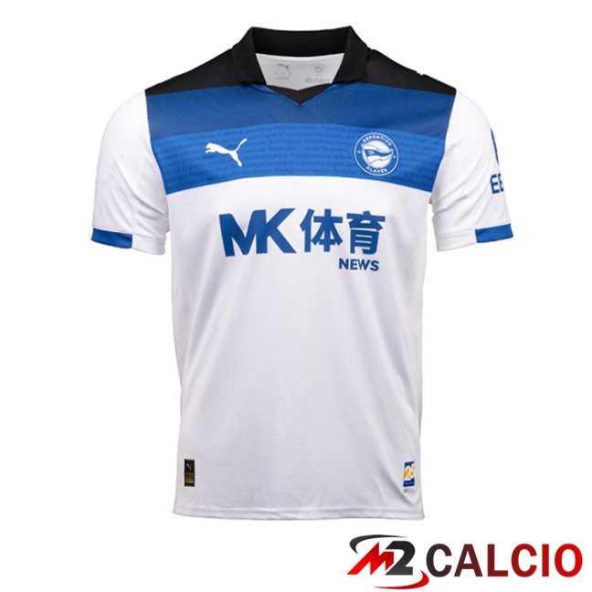 Maglie Calcio Personalizzate,Tute Calcio Squadre,Maglia Nazionale Italiana Calcio | Maglie Calcio Deportivo Alaves Seconda Bianco Blu 2025/2026