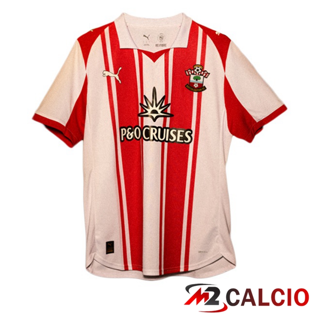 Maglie Calcio Personalizzate,Tute Calcio Squadre,Maglia Nazionale Italiana Calcio | Maglie Calcio Southampton FC Prima Rosso 2025/2026