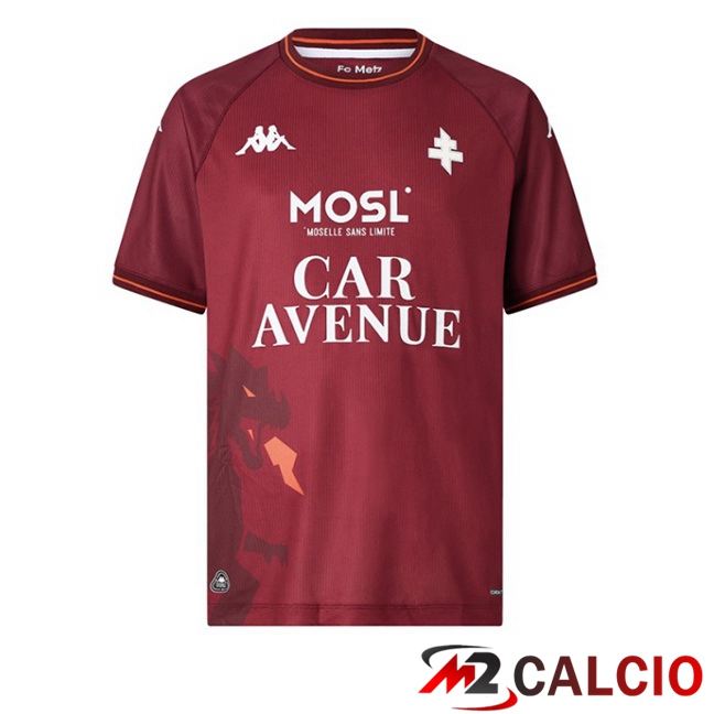 Maglie Calcio Personalizzate,Tute Calcio Squadre,Maglia Nazionale Italiana Calcio | Maglie Calcio FC Metz Prima Marrone 2025/2026