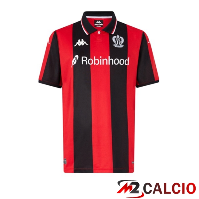 Maglie Calcio Personalizzate,Tute Calcio Squadre,Maglia Nazionale Italiana Calcio | Maglie Calcio OGC Nice Prima Rosso Nero 2025/2026