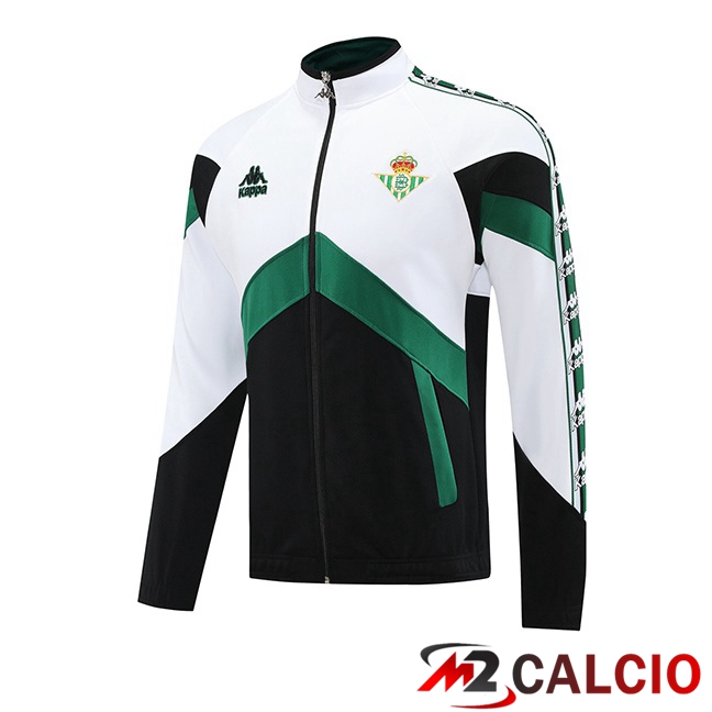 Maglie Calcio Personalizzate,Tute Calcio Squadre,Maglia Nazionale Italiana Calcio | Giacca Calcio Real Betis Bianco Verde 2025/2026