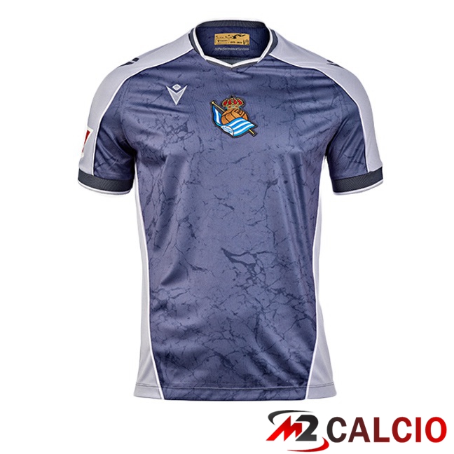 Maglie Calcio Personalizzate,Tute Calcio Squadre,Maglia Nazionale Italiana Calcio | Maglie Calcio Real Sociedad Seconda Grigio 2025/2026