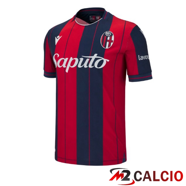 Maglie Calcio Personalizzate,Tute Calcio Squadre,Maglia Nazionale Italiana Calcio | Maglie Calcio Bologna Prima Rosso Blu Reale 2025/2026