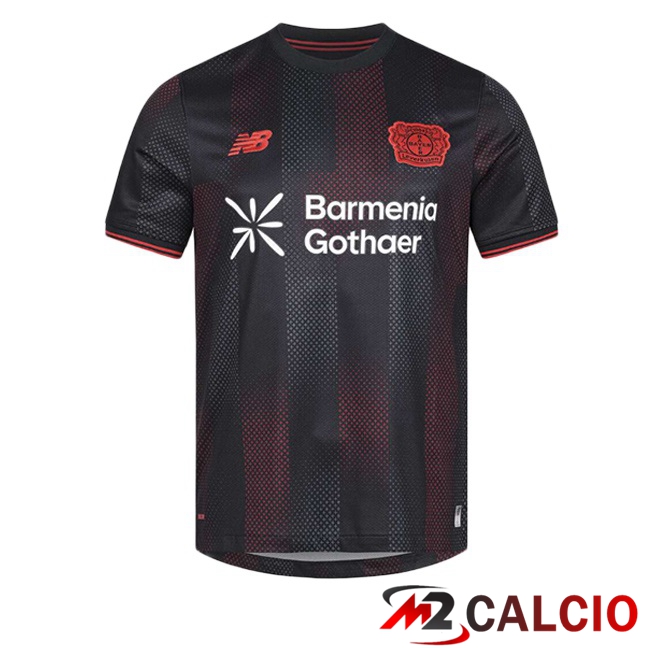 Maglie Calcio Personalizzate,Tute Calcio Squadre,Maglia Nazionale Italiana Calcio | Maglie Calcio Bayer 04 Leverkusen Prima Nero 2025/2026