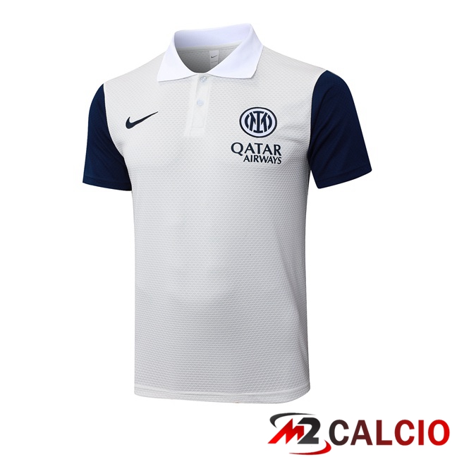 Maglie Calcio Personalizzate,Tute Calcio Squadre,Maglia Nazionale Italiana Calcio | Maglia Polo Inter Milan Grigio 2025/2026