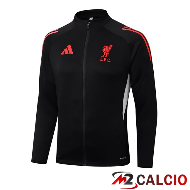 Maglie Calcio Personalizzate,Tute Calcio Squadre,Maglia Nazionale Italiana Calcio | Giacca Calcio FC Liverpool Nero 2025/2026