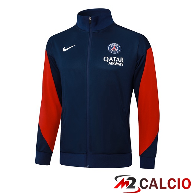Maglie Calcio Personalizzate,Tute Calcio Squadre,Maglia Nazionale Italiana Calcio | Giacca Calcio Jordan Paris PSG Blu Reale 2025/2026