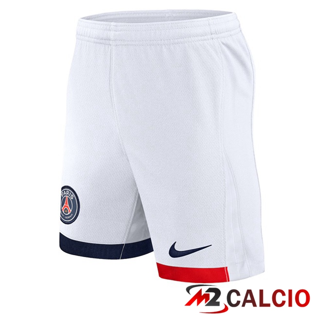 Maglie Calcio Personalizzate,Tute Calcio Squadre,Maglia Nazionale Italiana Calcio | Pantaloncini Calcio Paris PSG Seconda Bianco 2025/2026