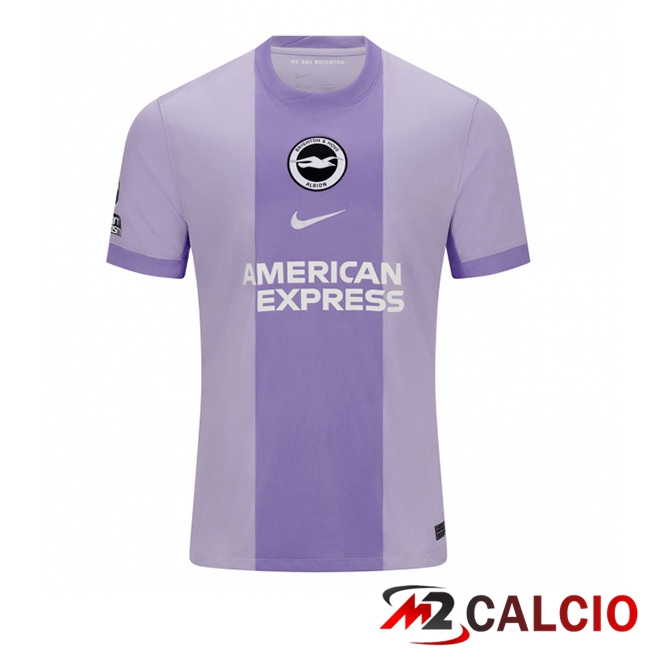 Maglie Calcio Personalizzate,Tute Calcio Squadre,Maglia Nazionale Italiana Calcio | Maglie Calcio FC Brighton Seconda Viola 2025/2026