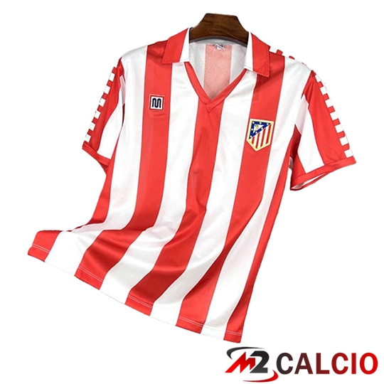 Maglie Calcio Personalizzate,Tute Calcio Squadre,Maglia Nazionale Italiana Calcio | Maglie Calcio Atletico Madrid Retro Prima 1982 1983