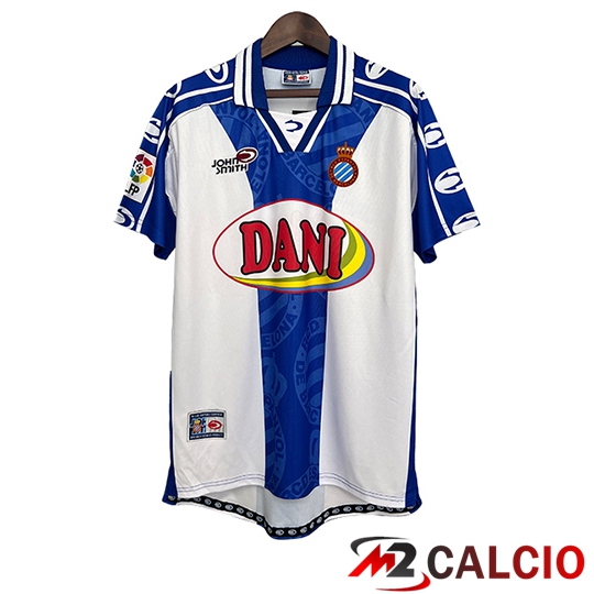 Maglie Calcio Personalizzate,Tute Calcio Squadre,Maglia Nazionale Italiana Calcio | Maglie Calcio RCD Espanyol Retro Prima 1999 2000