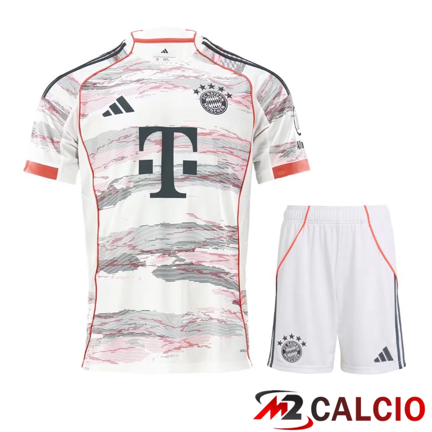 Maglie Calcio Personalizzate,Tute Calcio Squadre,Maglia Nazionale Italiana Calcio | Insieme Maglie Calcio Bayern Monaco Seconda + Pantaloncini 2025 2026